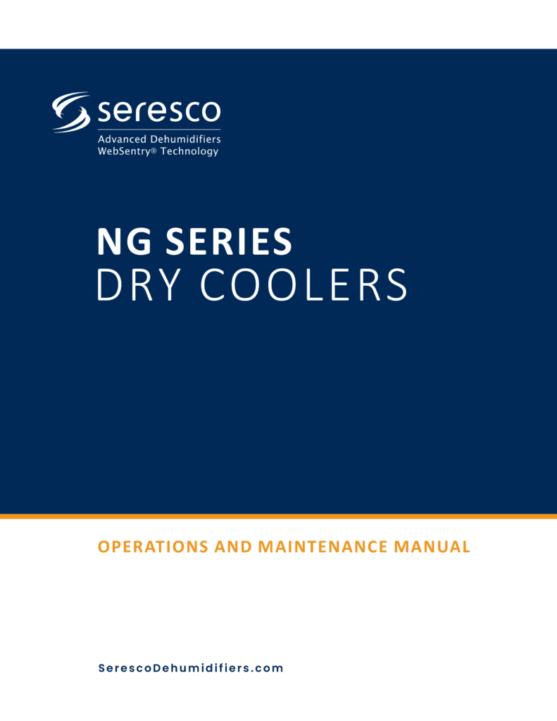 Seresco NG series Dry Coolers operations and maintenance manual
