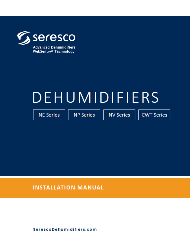 Seresco Dehumidifiers operations and maintenance manual